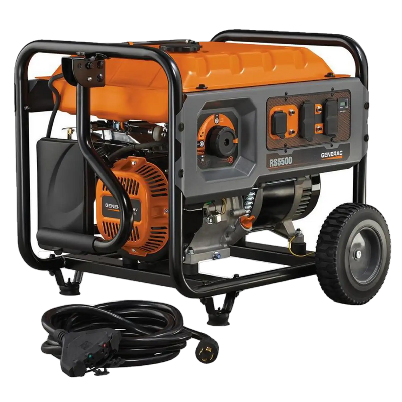 Generac RS5500 5500W/6875W Gas Rapid Start Generator w/ Cord New