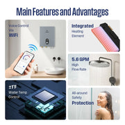 Westinghouse Apolo Tankless Water Heater 24kW with WiFi 5.6 GPM 240V New