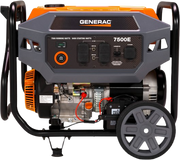 Generac 7718 7500E Generator 7500W/9400W Electric Start Gas Manufacturer RFB