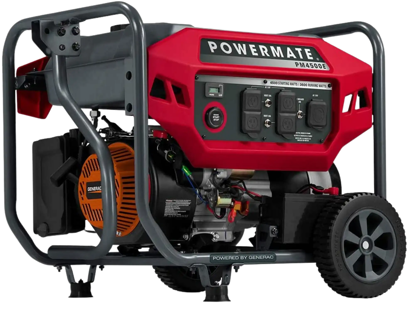 Generac/Powermate PM4500E 3600W/4500W Gas Electric Start Generator New