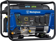 Westinghouse WGen3600DFcv Generator 3600W/4650W 30 Amp Recoil Start Dual Fuel with CO Sensor New
