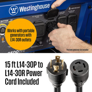 Westinghouse WMTS30A10C 30 Amp Manual Transfer Switch Kit New
