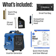Westinghouse iGen2550c Inverter Generator 1800W/2550W 30 Amp Recoil Start Gas with CO Sensor New