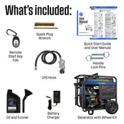 Westinghouse WGen14500TFc 14500W/18000W Generator Tri-Fuel Gasoline Liquid Propane Natural Gas CO Sensor Remote Start New