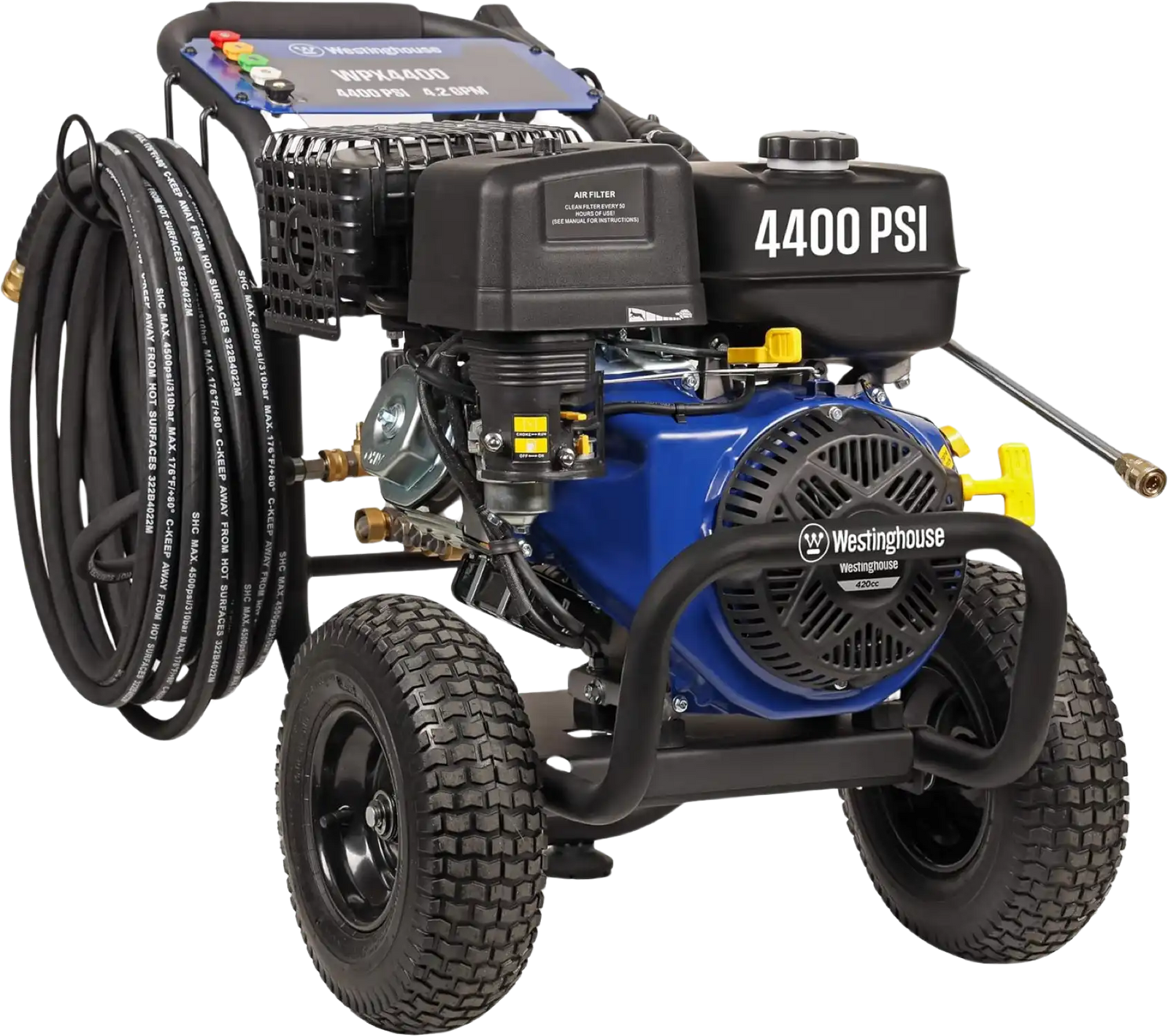 Westinghouse WPX4400 Pressure Washer 4400 PSI 4.2 GPM Gas New
