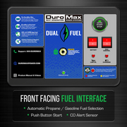 DuroMax XP15000HX 12000W/15000W Dual Fuel Gas Propane Generator with Remote Start and CO Alert New