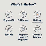 Generac iQ3600 DF 8151 2800W/3600W Generator Dual Fuel Gas Propane Inverter COSense Electric Start RFB