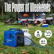 Westinghouse iGen2550DFc Inverter Generator 1900/2550W Dual Fuel Gas Propane 30A Low THD CO Sensor New